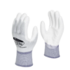 Polyflex White 880 seamless white nylon polyurethane palm coated glove pair