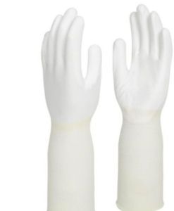 Pure Dex CR206 nylon palm-coated long-cuff inspection glove pair