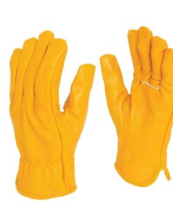 Polyco Daytona Plus DR200 yellow high grade leather drivers glove