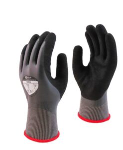 Shield GH800 grey black dual nitrile coated general handling glove
