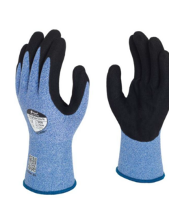 Polyflex Eco N PEN blue recycled PET foamed nitrile palm coated glove pair