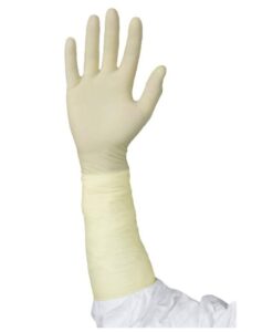 Bioplus CX400 elbow length non-sterile latex cleanroom glove