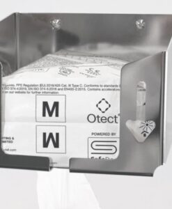 Otect N310 Nitrile Cleanroom Gloves in dispenser mount