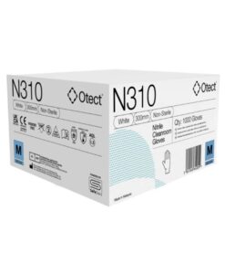 Otect N310 Nitrile Cleanroom Gloves outer carton case packaging