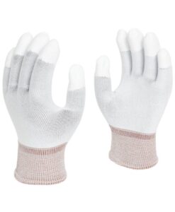 Pure Dex CR201 nylon fingertip PU coated inspection glove pair